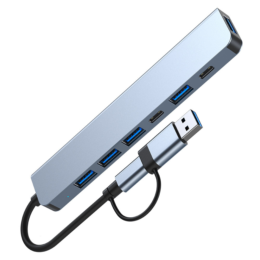 7in1Type-CDockingStationUSB-CHubSplitterAdaptorwithUSB-CUSB305GbpsMultiportHubforPCLaptop3020Port-1966599-7