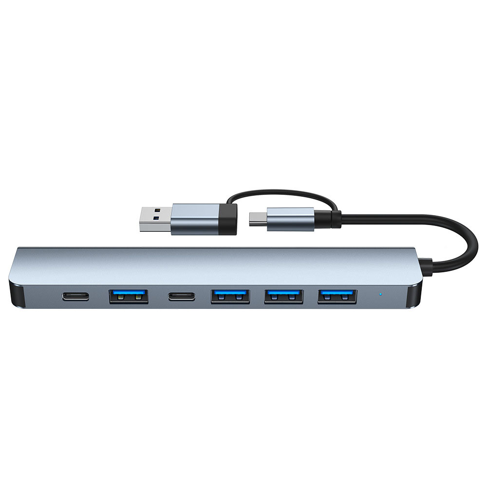 7in1Type-CDockingStationUSB-CHubSplitterAdaptorwithUSB-CUSB305GbpsMultiportHubforPCLaptop3020Port-1966599-8