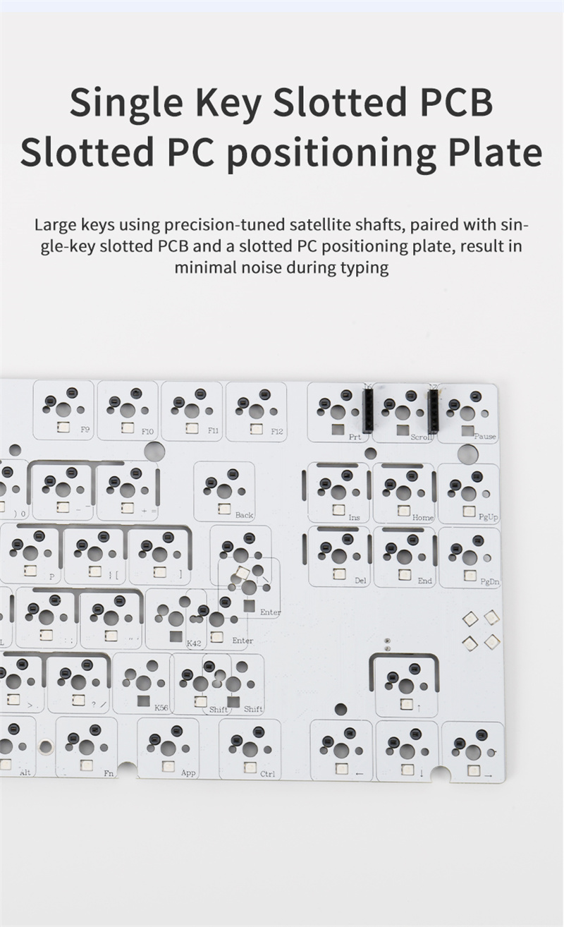 AjazzAk870pro87KeysTri-modeMechanicalGamingKeyboardGasket-StructureRGBPBTHotSwappable24GBTWiredGamer-2013594-5