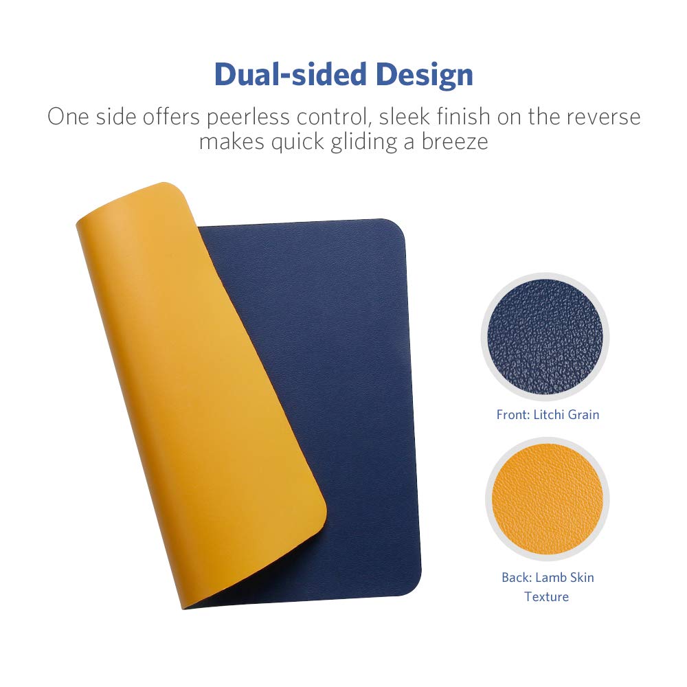 AtailorBirdMousePadRoundSquareLeatherProtectiveDeskMatWaterproofNon-SlipWritingDouble-sideUseGamingM-1638012-1
