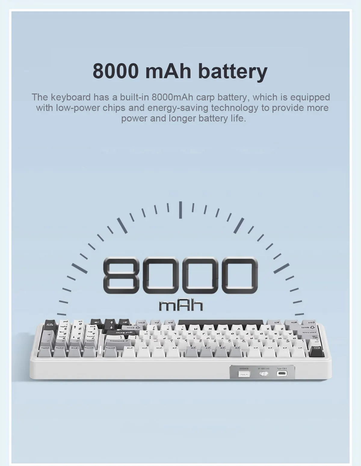 AulaF99MechanicalGamingKeyboard99KeysTri-modeHotSwappablePBTTwo-ColorKeycapBT24GType-CGasketRGBCusto-2013521-9