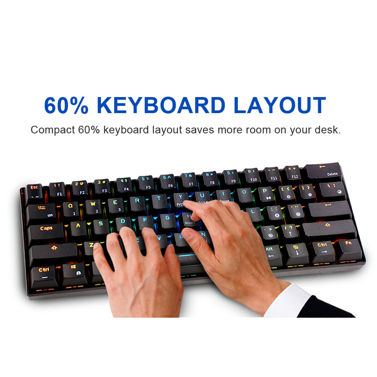 BrownSwtichRoyalKludgeRK61MechanicalKeyboard61Keysbluetooth50WiredDualModeRGBGamingKeyboard-2000674-5