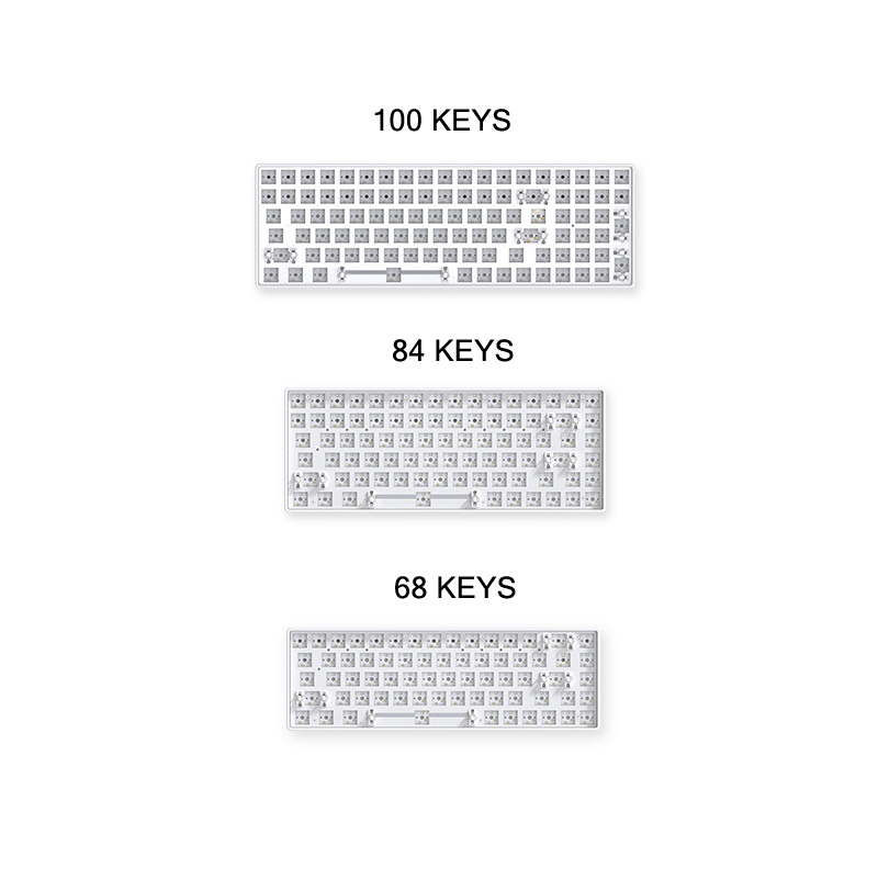 CIYTester100KeysKeyboardKit24GTri-modeHotSwappableMechanicalKeyboardSwitchTester-1987119-4