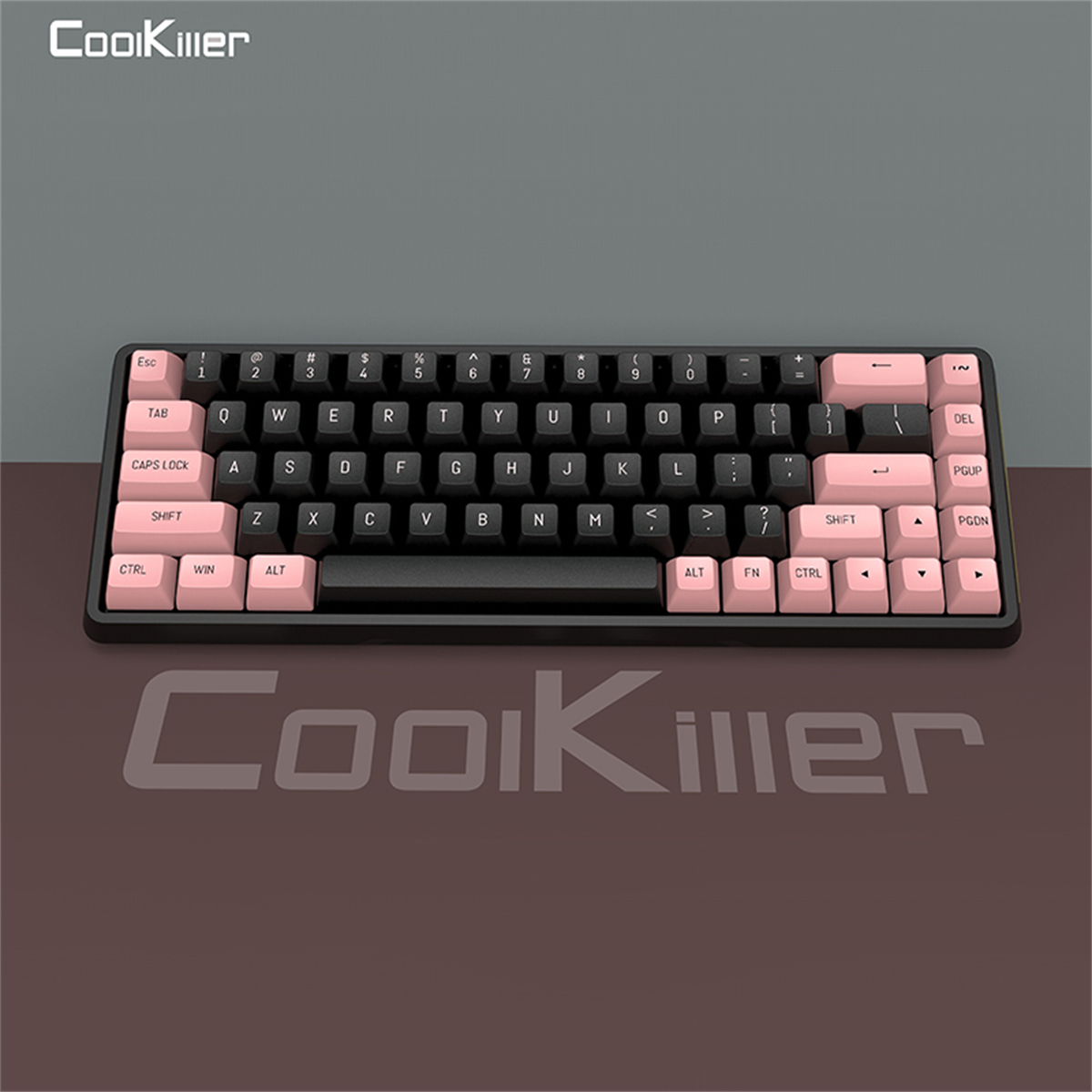 CoolKiller148KeysRedBeanSummerSkyBlossomPinkBananaMilkDarkGoldWhiteSnowKeycapSetPBTDoubleColorInject-1954030-17