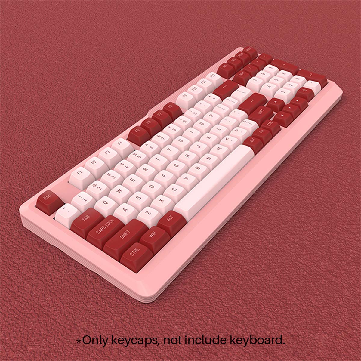 CoolKiller148KeysRedBeanSummerSkyBlossomPinkBananaMilkDarkGoldWhiteSnowKeycapSetPBTDoubleColorInject-1954030-7