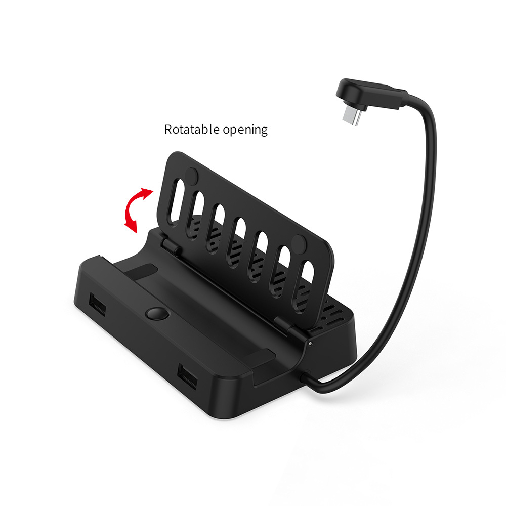 DOBE6in1DeckDockingStationTVConverterDockwithUSB30PDUSB-CHDMIRJ45forSteamDeckConsole-1998042-4