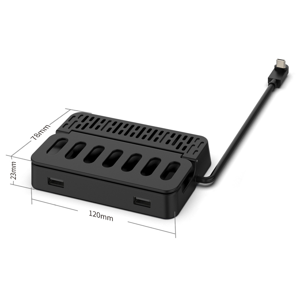 DOBE6in1DeckDockingStationTVConverterDockwithUSB30PDUSB-CHDMIRJ45forSteamDeckConsole-1998042-7