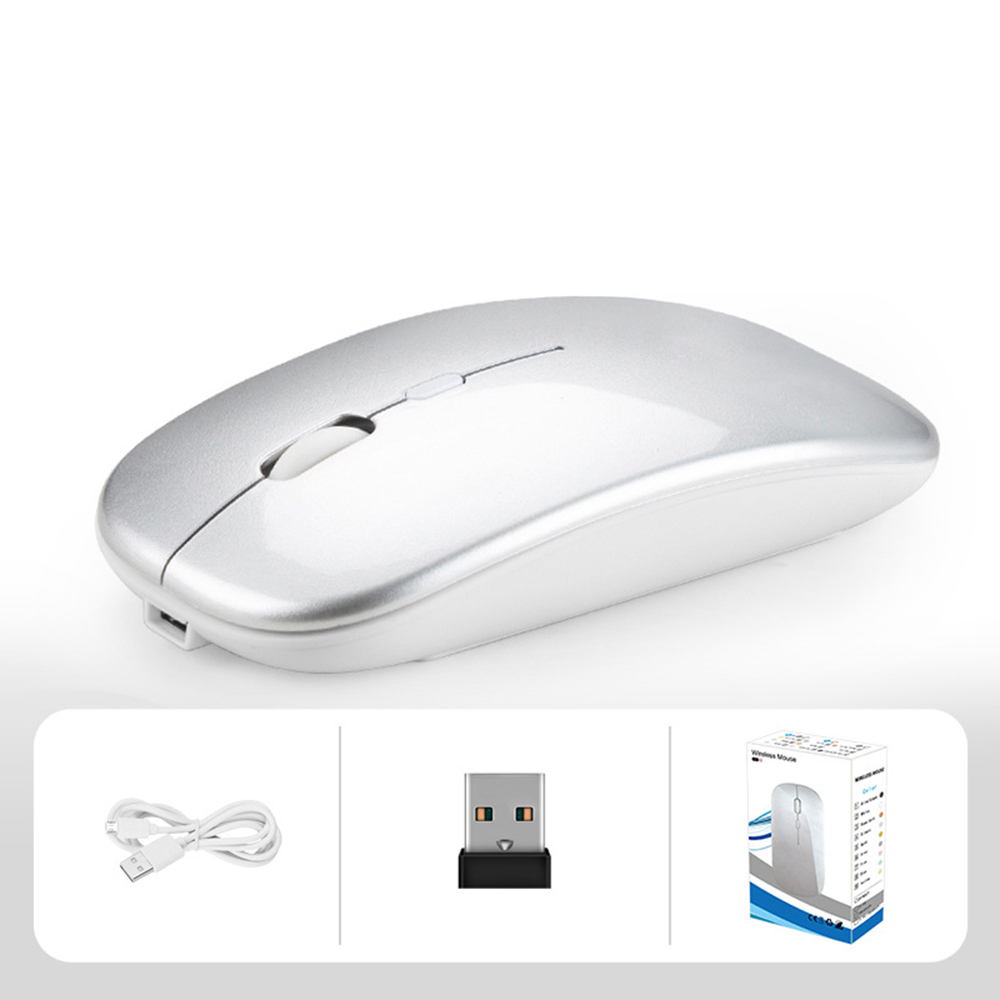 DualModeBT305224GWirelessMouseAdjustable800-1600DPIbluetoothRechargeableSilentMiceforLaptopPC-1974243-2
