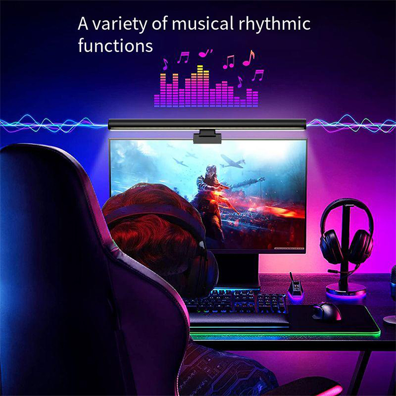 FY-GD003RGBColorfulGamingMonitorLightBar2700-6500KAdjustableColorTemperatureBrightnessTouchControlEy-1992834-5