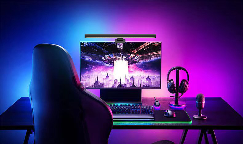 FY-GD003RGBColorfulGamingMonitorLightBar2700-6500KAdjustableColorTemperatureBrightnessTouchControlEy-1992834-8