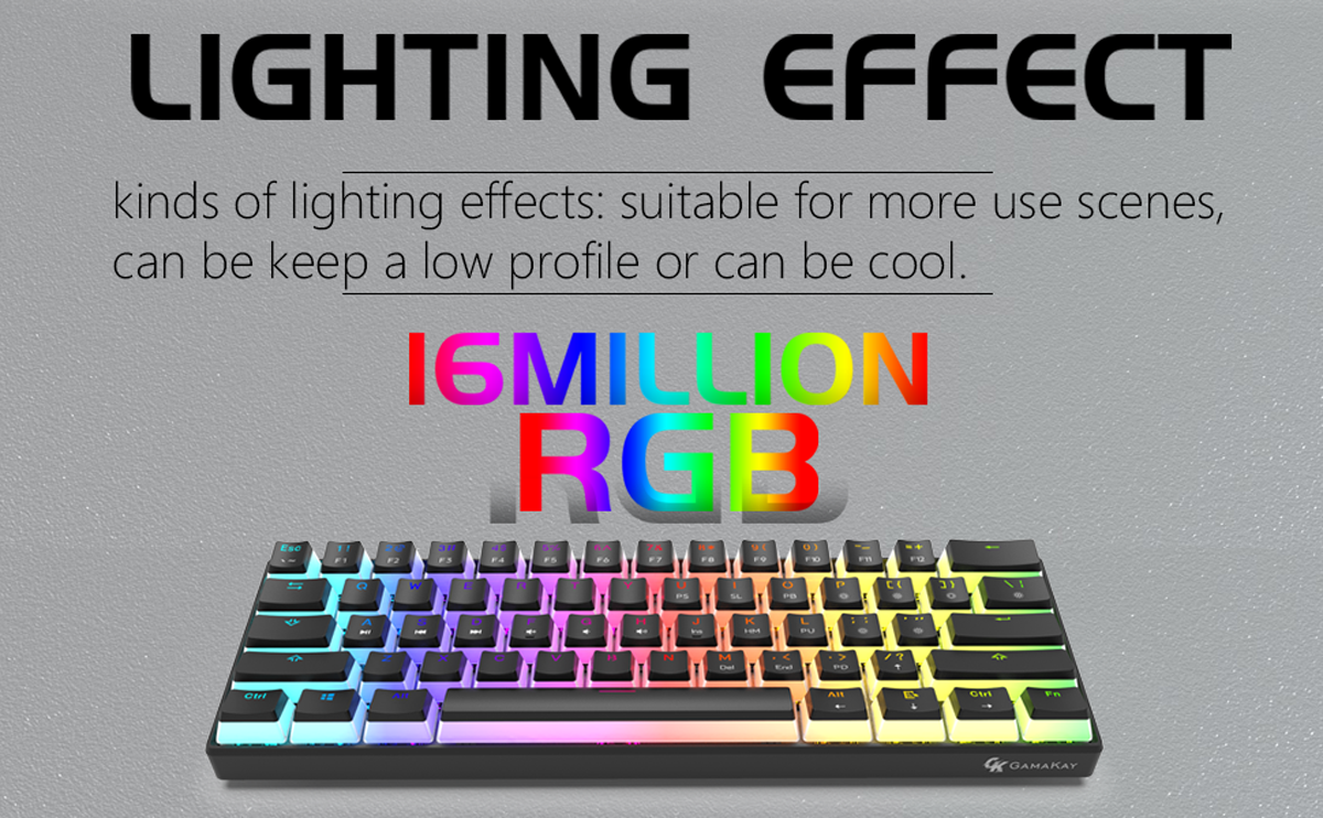 GAMAKAYMK61WiredMechanicalKeyboardGateronOpticalSwitchPuddingKeycapsRGB61KeysHotSwappableGamingKeybo-1797608-2