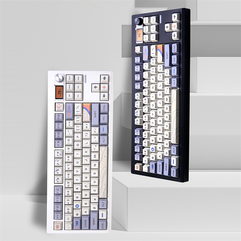 GMK87Tri-modeMechanicalKeyboardGasketKitHotSwappableRGBBlacklitType-CWiredbluetooth24GWirelessProgra-2005955-1