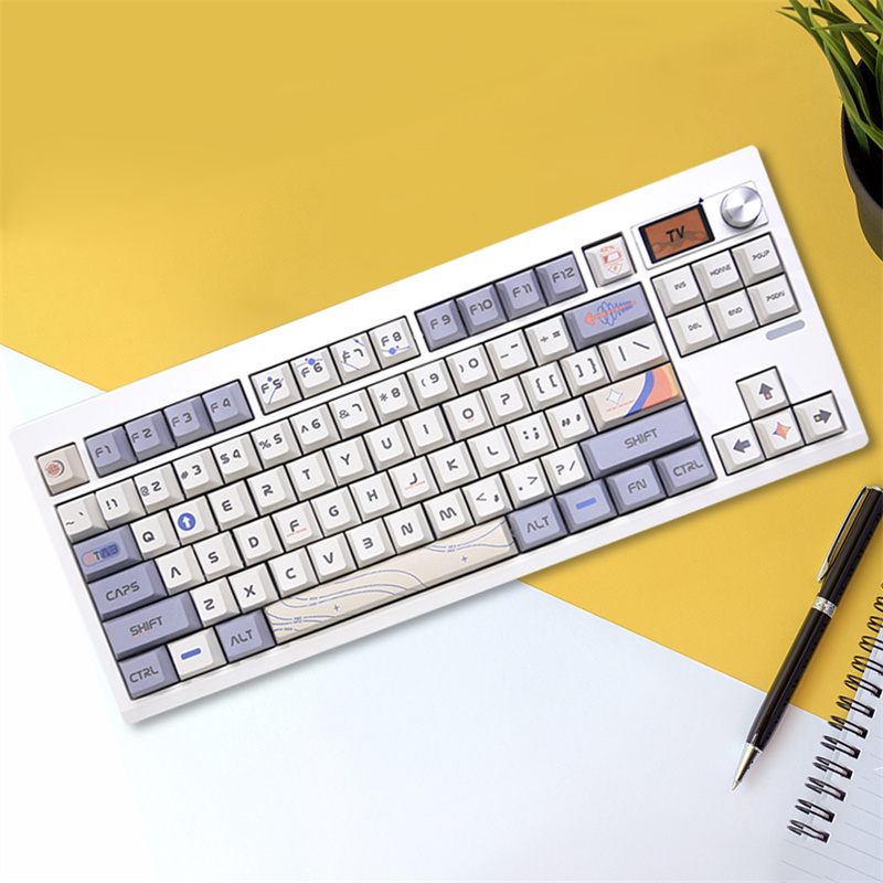 GMK87Tri-modeMechanicalKeyboardGasketKitHotSwappableRGBBlacklitType-CWiredbluetooth24GWirelessProgra-2005955-2