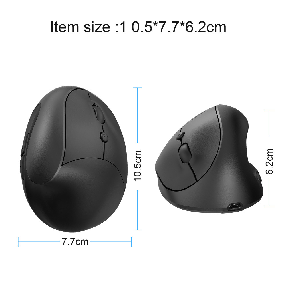 HXSJ24GHzWirelessMouseRechargeableErgonomic800-2400DPIAdjustableSilentClickBuilt-in600mAhBatteryMicr-1979133-8