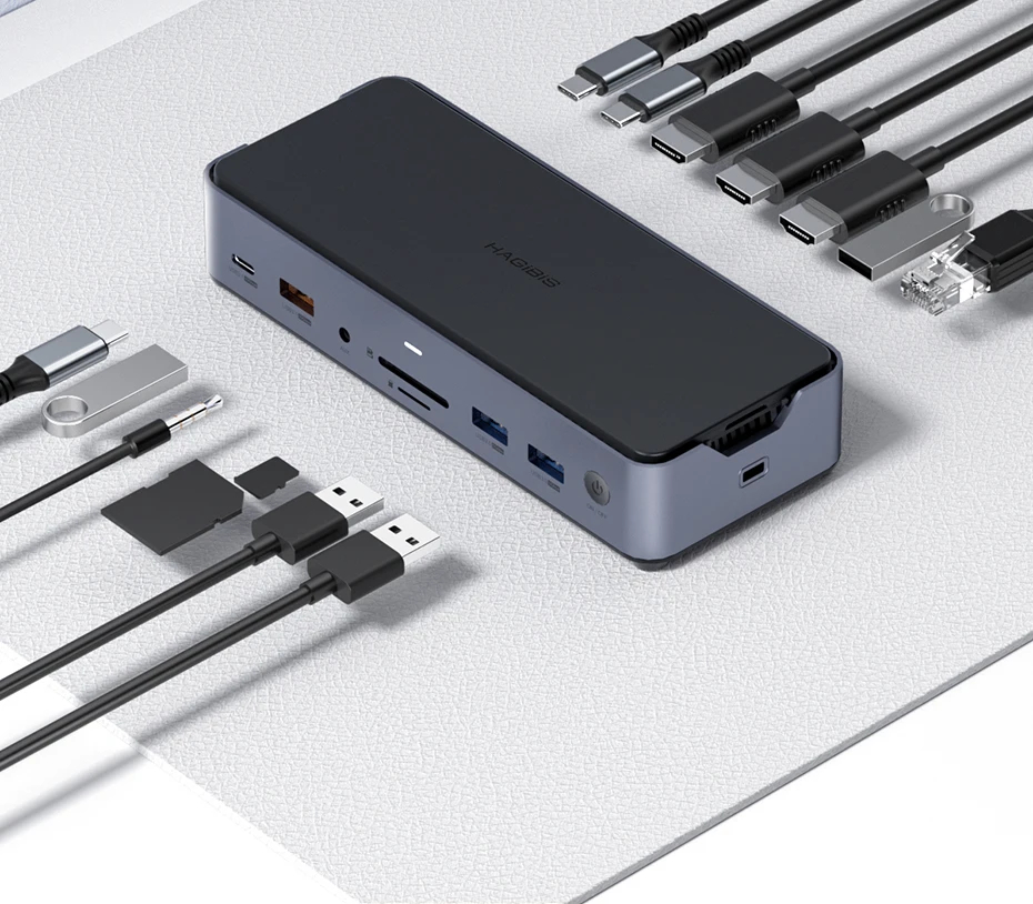 Hagibis15in1USB-CDockingStationType-Cto8KHDMI-CompatibleTripleDisplayM2SSDPD30RJ4515in1USBCHUBforPCL-2011692-24