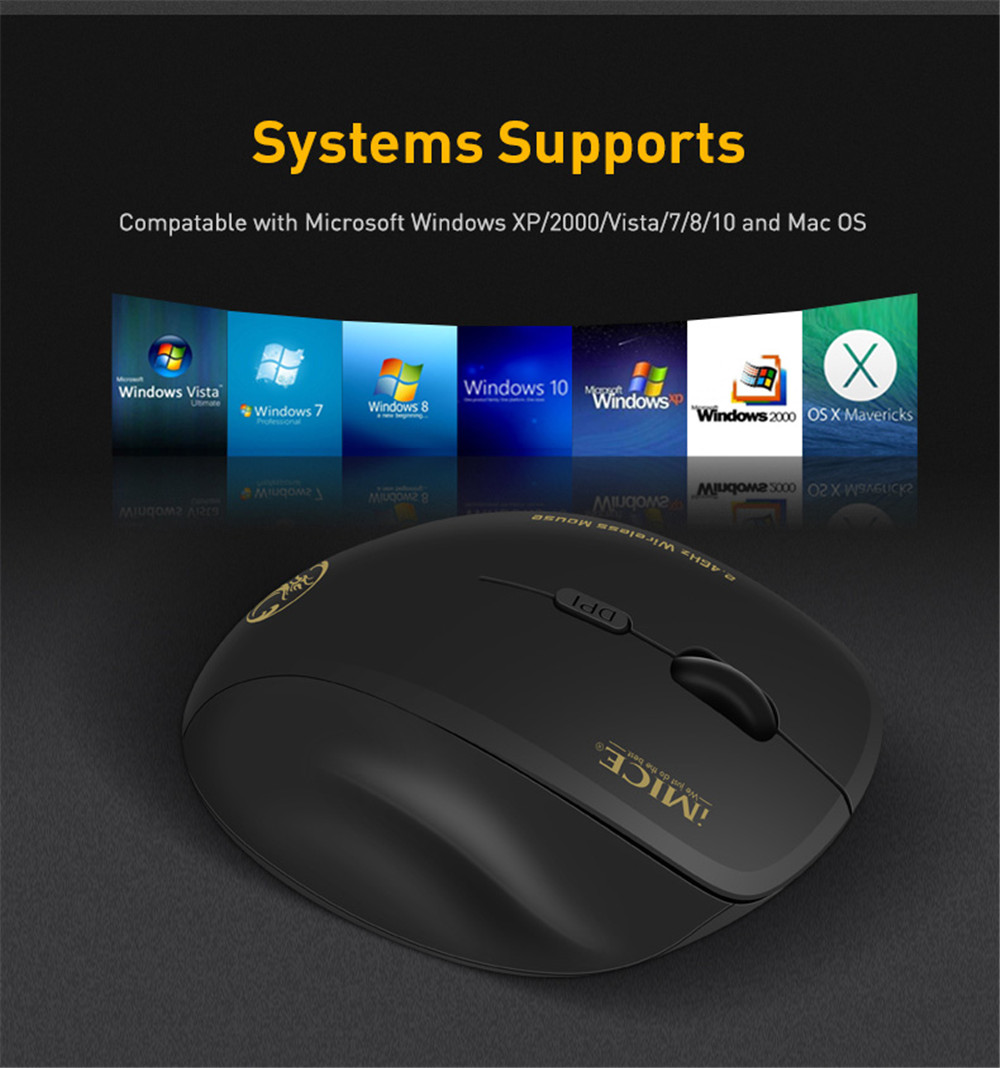 IMICE24GhzWirelessMouseErgonomicComputerMousePCOpticalMausewithUSBReceiver6buttonsWirelessMice1600DP-1979721-9