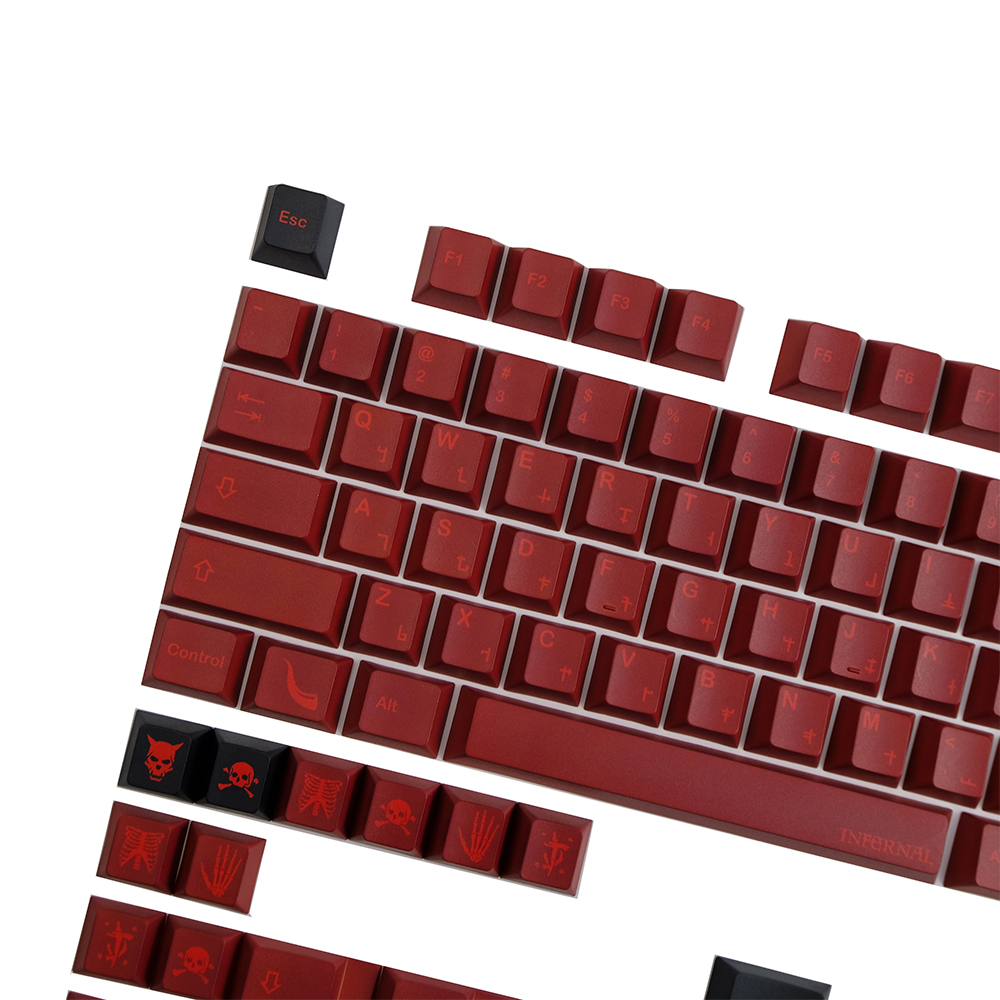 Infernal142KeysPBTKeycapSetCherryProfileSublimationCustomKeycapsforMechanicalKeyboard-1937857-12