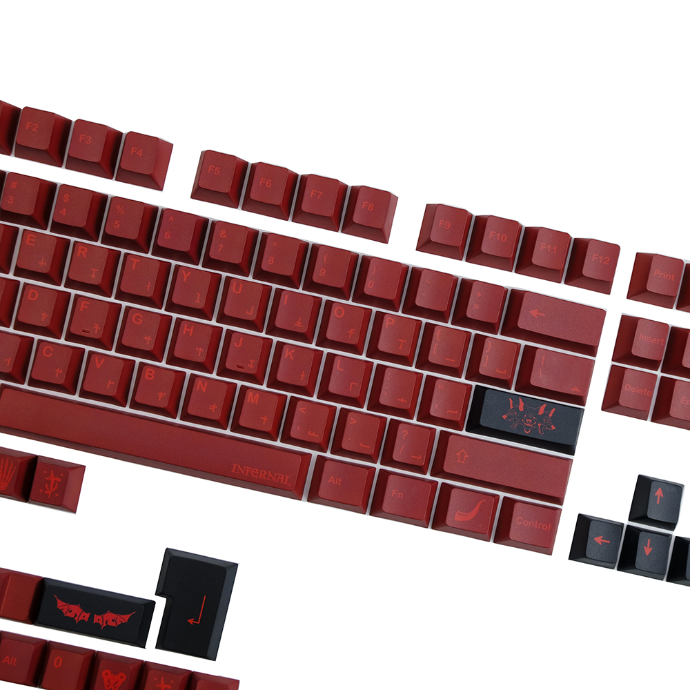Infernal142KeysPBTKeycapSetCherryProfileSublimationCustomKeycapsforMechanicalKeyboard-1937857-13