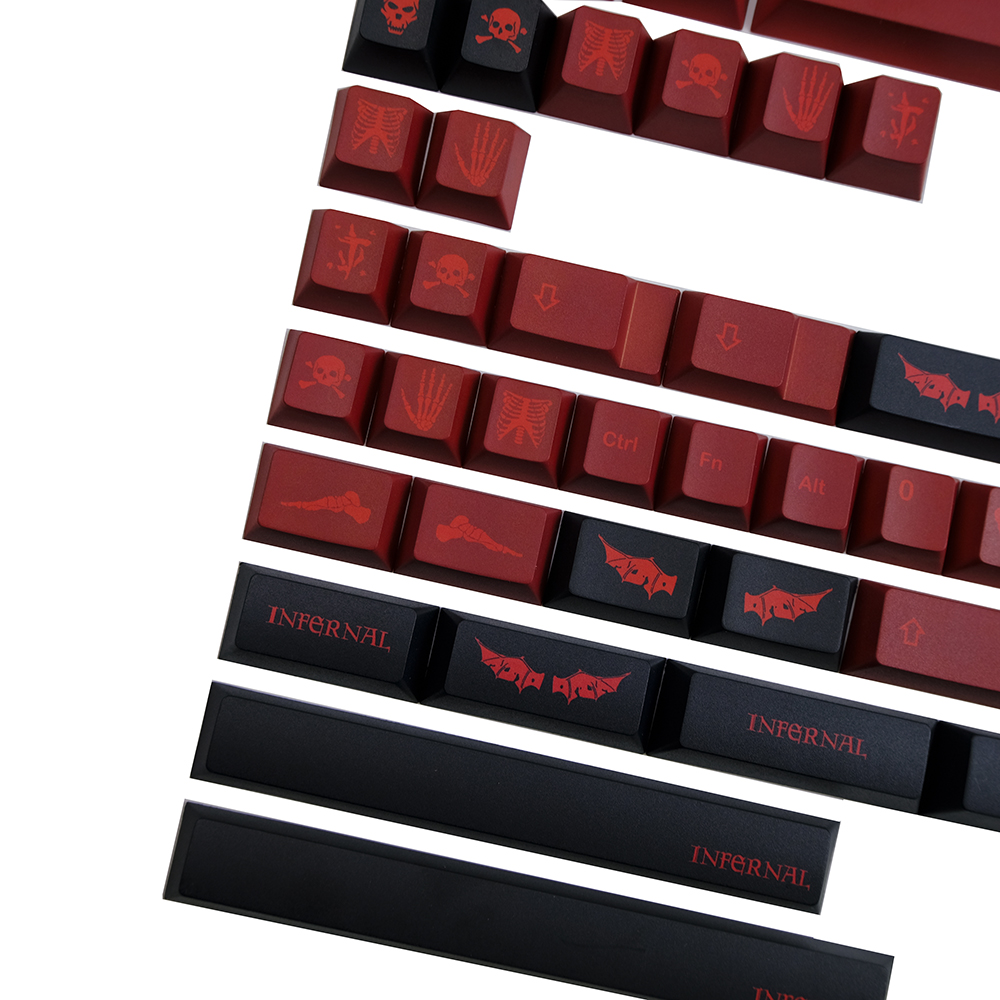 Infernal142KeysPBTKeycapSetCherryProfileSublimationCustomKeycapsforMechanicalKeyboard-1937857-15