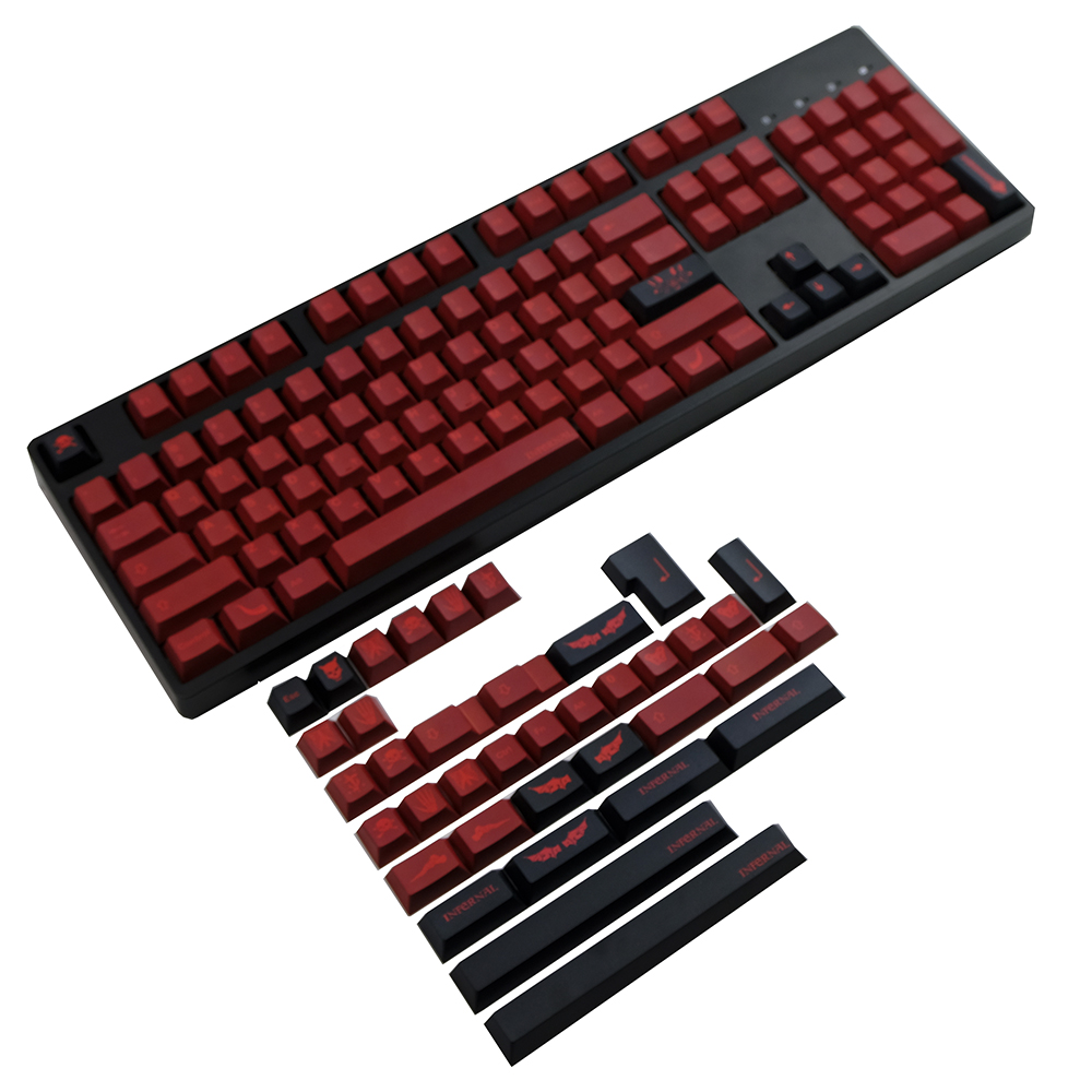 Infernal142KeysPBTKeycapSetCherryProfileSublimationCustomKeycapsforMechanicalKeyboard-1937857-6