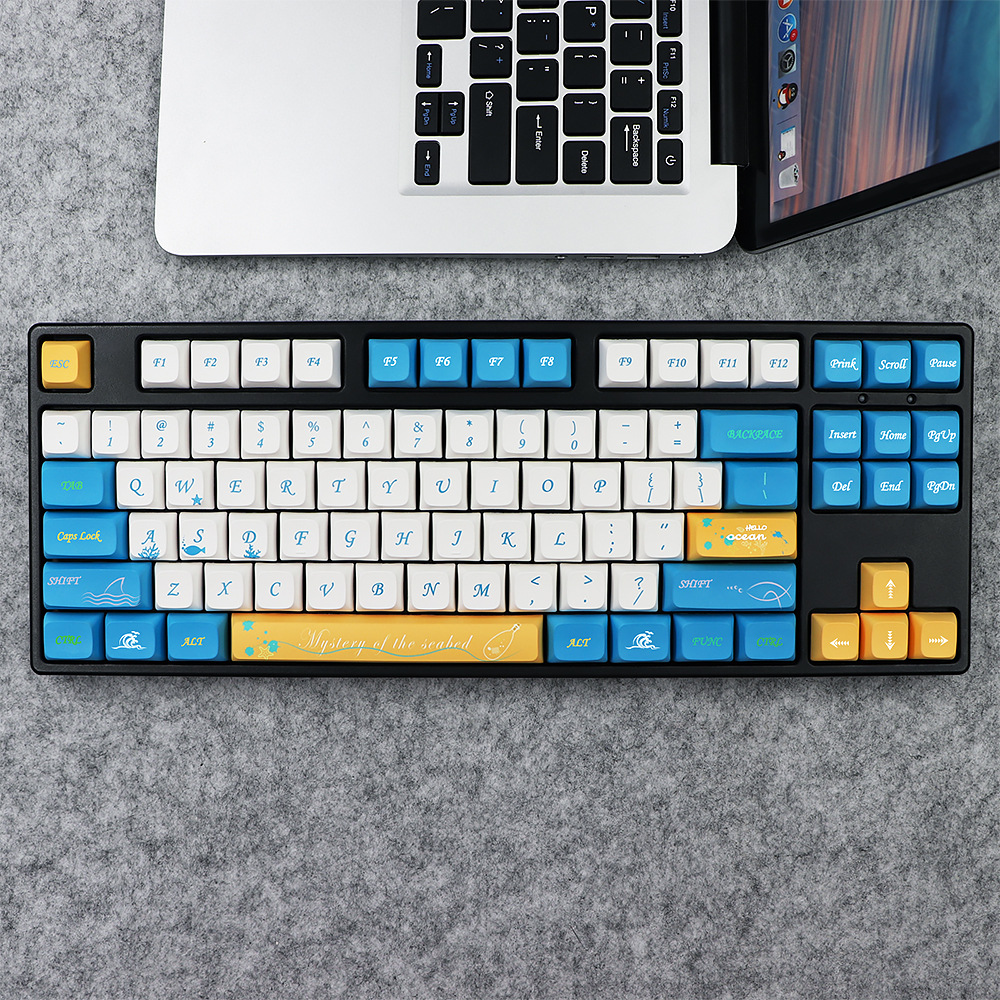 JSJT137KeysOceanTripPBTKeycapSetXDAProfileFive-sidedSublimationCustomKeycapsforMechanicalKeyboards-1965064-5