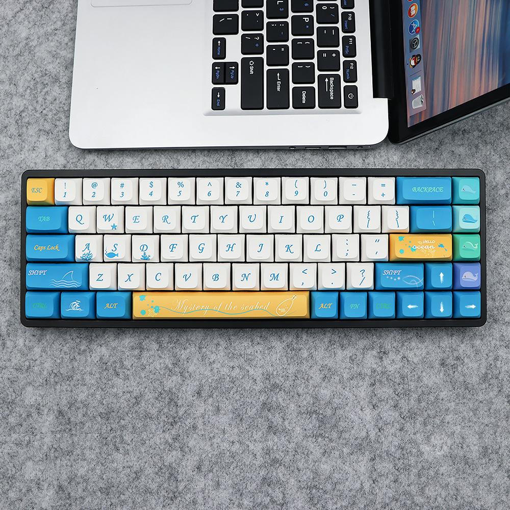 JSJT137KeysOceanTripPBTKeycapSetXDAProfileFive-sidedSublimationCustomKeycapsforMechanicalKeyboards-1965064-6