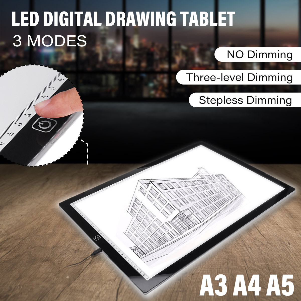 LEDTracingLightBoxBoardArtTattooA3DrawingPadTableStencilDisplay-1813591-2