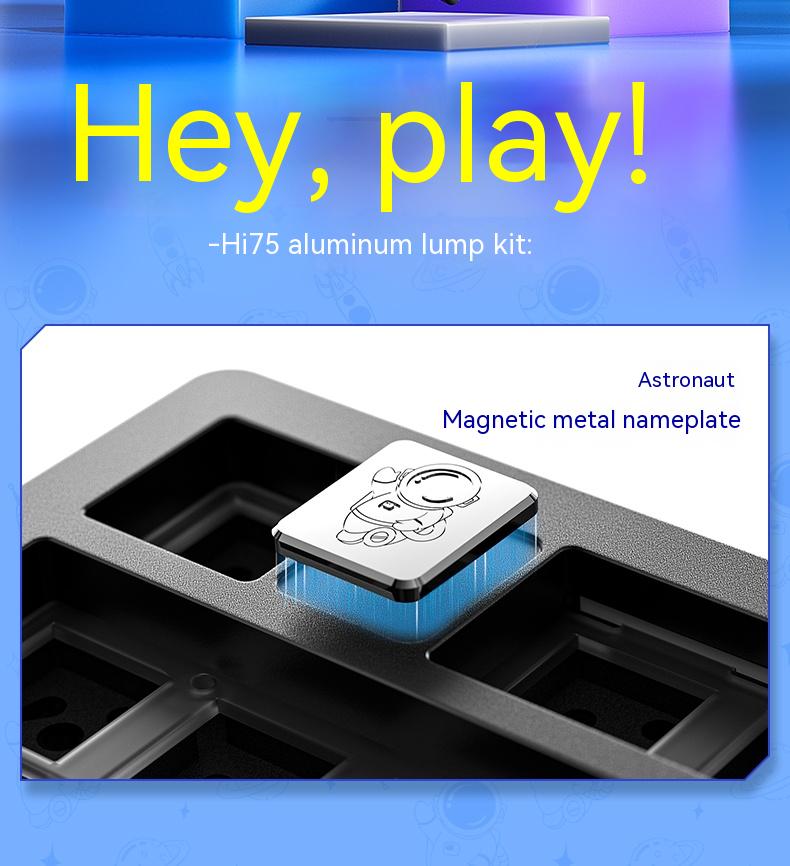 LEOBOGHi75WiredAluminumDIYKitMechanicalKeyboardHot-SwapRGBKitGasketCustomAluminumAlloyBodyKeyboardPc-1997845-2