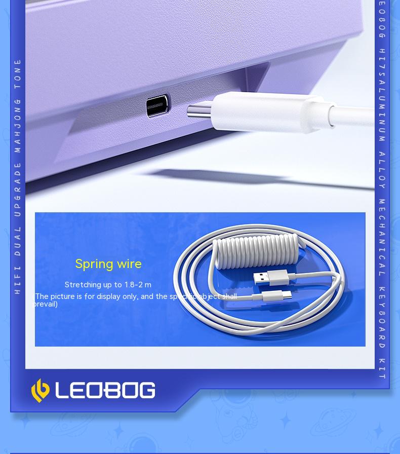 LEOBOGHi75WiredAluminumDIYKitMechanicalKeyboardHot-SwapRGBKitGasketCustomAluminumAlloyBodyKeyboardPc-1997845-16