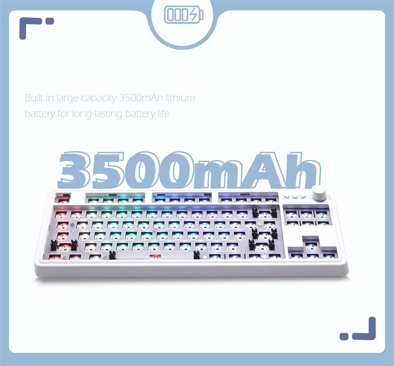 LS01Tri-modeMechanicalGamingKeyboardCustomizedKitHotSwappableRGB24GWirelessBTType-CWiredKeyboardKitM-2008458-3