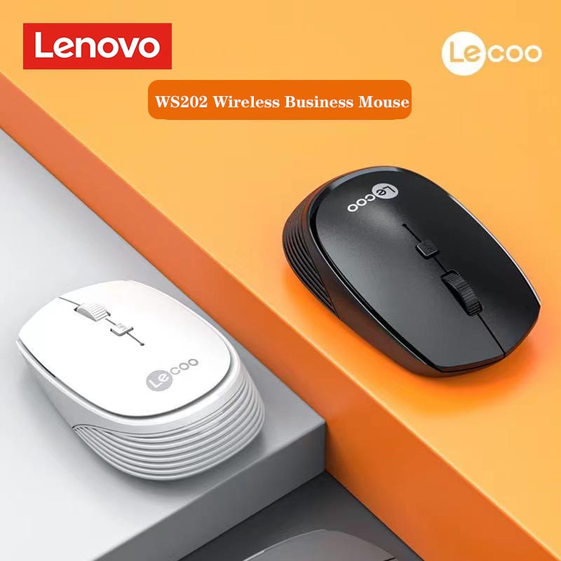 LenovoWS202BlackCuteWirelessMouseforLaptopOfficeandHouseholdUseErgonomicVerticalMousesGamingRoomAcce-1981129-1