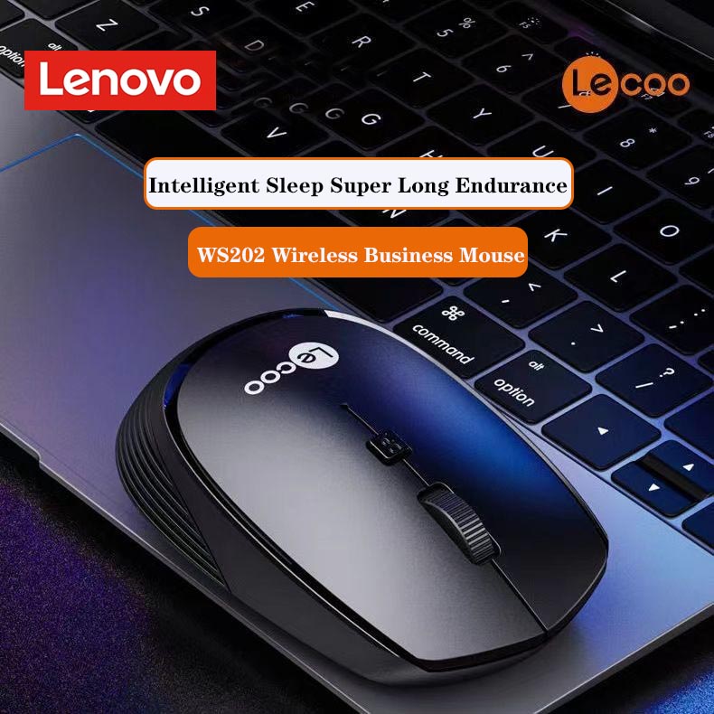 LenovoWS202BlackCuteWirelessMouseforLaptopOfficeandHouseholdUseErgonomicVerticalMousesGamingRoomAcce-1981129-4