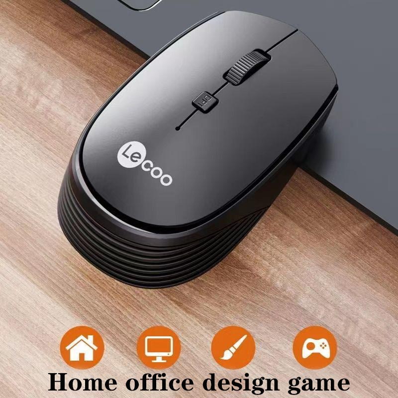 LenovoWS202BlackCuteWirelessMouseforLaptopOfficeandHouseholdUseErgonomicVerticalMousesGamingRoomAcce-1981129-7