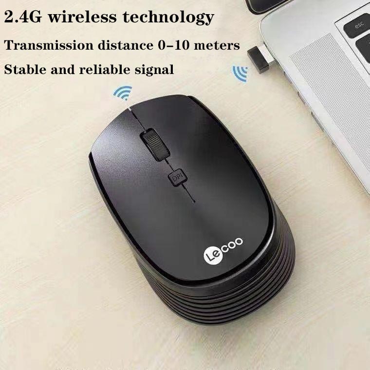 LenovoWS202BlackCuteWirelessMouseforLaptopOfficeandHouseholdUseErgonomicVerticalMousesGamingRoomAcce-1981129-8