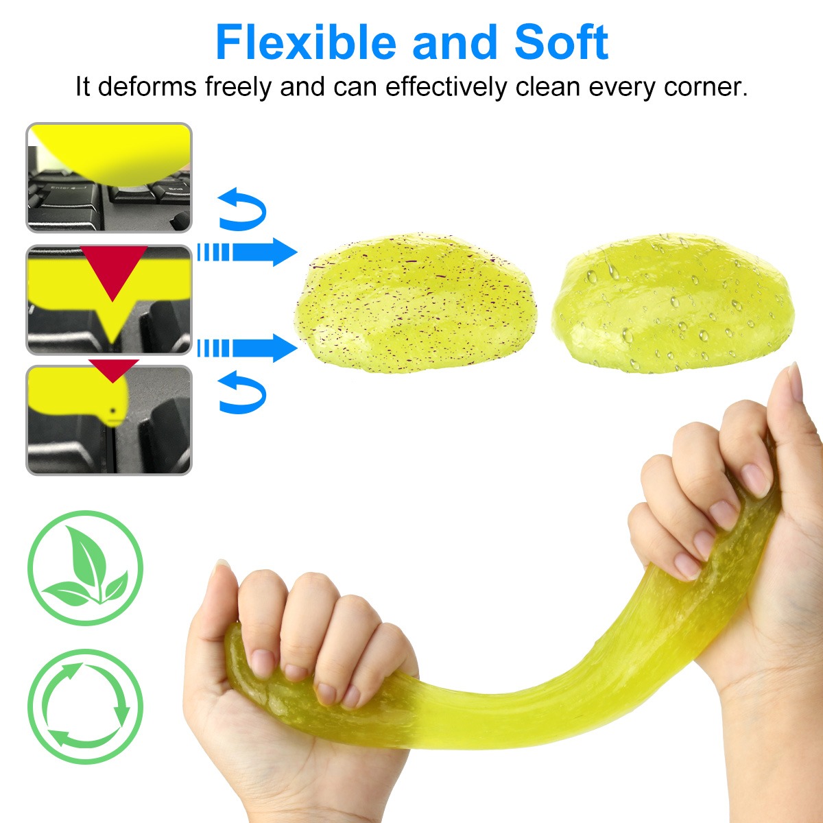 MECOCleaningGelUniversalDustCleanerGelDustRemoverKeyboardCleaningToolsforKeyboardsCarCameraPrintersC-1795370-4