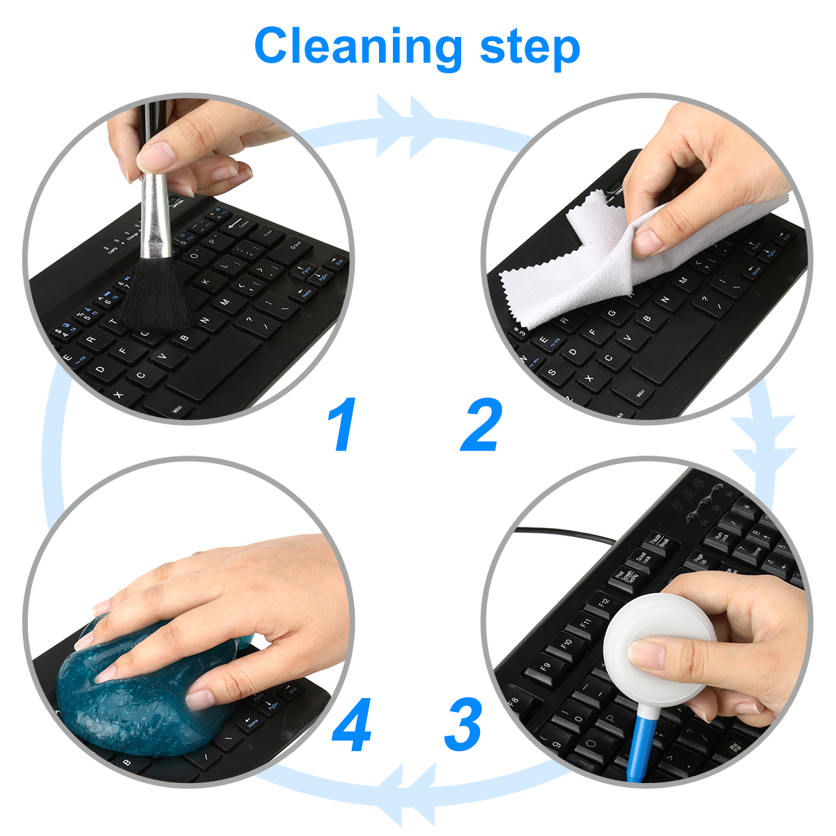 MECOCleaningGelUniversalDustCleanerGelDustRemoverKeyboardCleaningToolsforKeyboardsCarCameraPrintersC-1795370-8