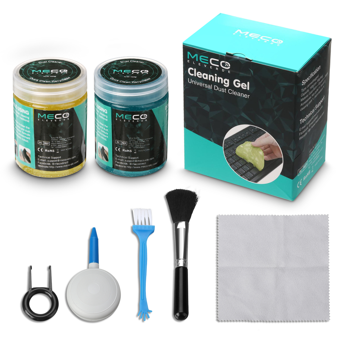 MECOCleaningGelUniversalDustCleanerGelDustRemoverKeyboardCleaningToolsforKeyboardsCarCameraPrintersC-1795370-9