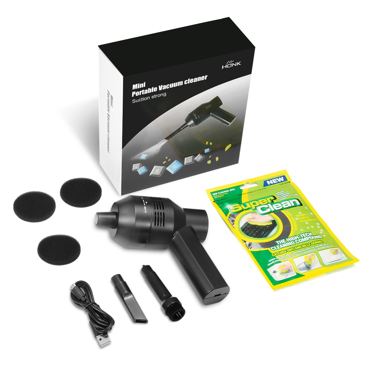 MECOKeyboardVacuumCleanerwithCleaningGelRechargeableMiniCordlessDesktopCleaningToolforCleaningDustHa-1260035-11