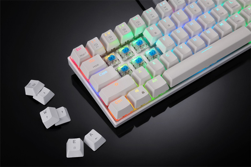 MOTOSPEEDSK6261KyesTri-modeMechanicalGamingKeyboardBT24GWiredRGBBacklitGamingKeyboard-2001560-6