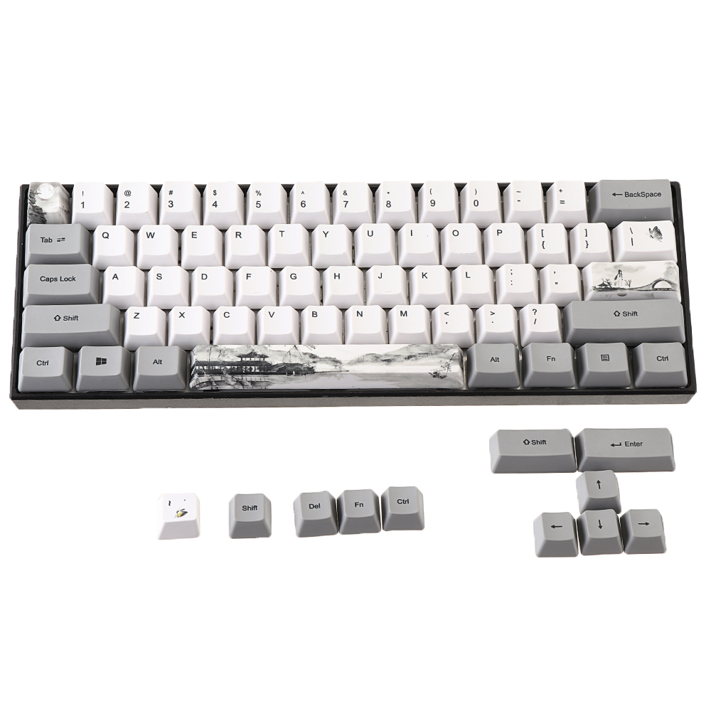 MechZone72KeysChineseInkPaintingKeycapSetOEMProfilePBTSublimationKeycapsforMechanicalKeyboards-1605458-7
