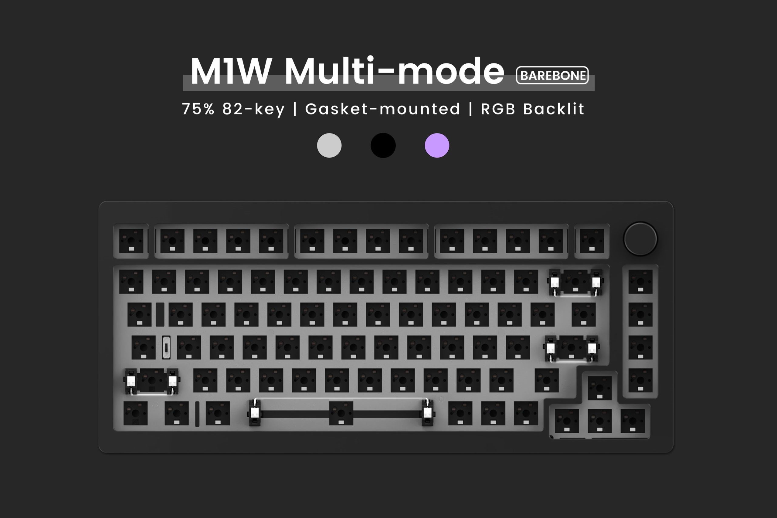 MonsgeekM1WAluminumCustomDIYKitTripleMode75LayoutMechanicalCNCGasket-MountKeyboardHot-swapRGBBacklig-1995742-2
