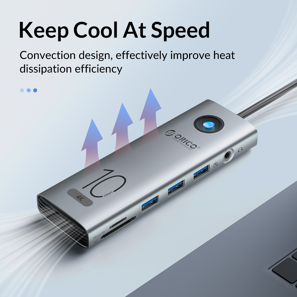 Orico10In1Type-CDockingStationUSBAdapterwithUSB20USB303PD100WUSB-C4K60HzHDMIRJ45SDTFCardReader35mmAu-1998050-8