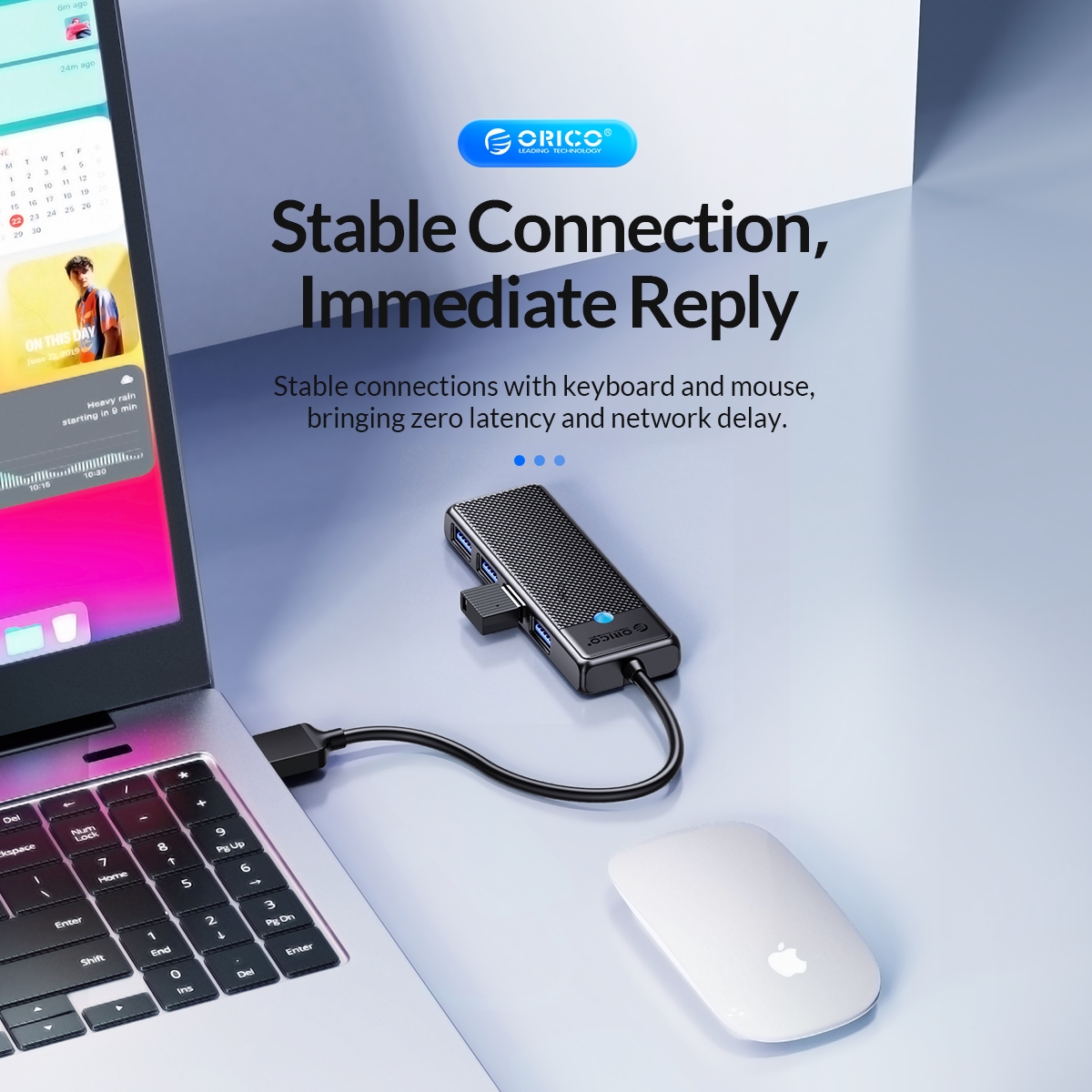 Orico4-in-1USB30HubDockingStationUSBAdapterwithUSB304forPCLaptopComputerMatebookMacbookPro-1998683-7