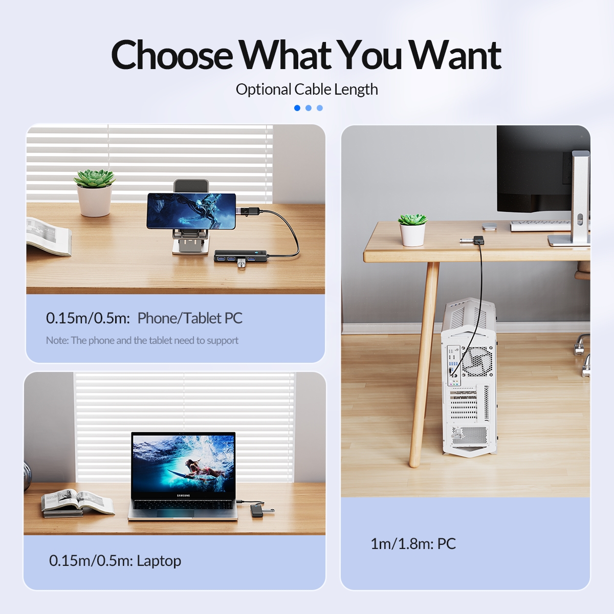Orico4-in-1USB30HubDockingStationUSBAdapterwithUSB304forPCLaptopComputerMatebookMacbookPro-1998683-10