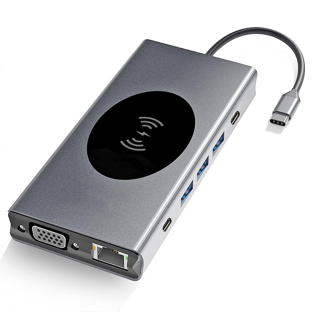 Pobod13in1Type-CDockingStationwithUSB303USB-CPDUSB-C2HDMIVGARJ45SDMicroSDCardReaderSlot35mmAudioWire-1986190-2