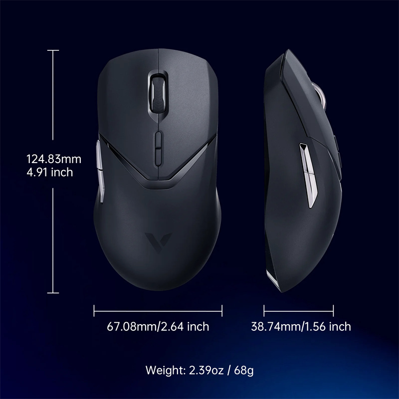 RAPOOVT9PRODualModeWirelessGamingMousePAW339826000DPI24GWirelessUSBWiredE-SportGamerMiceSupport4KHzR-2015439-2