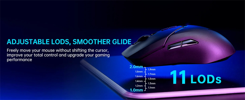 RAPOOVT9PRODualModeWirelessGamingMousePAW339826000DPI24GWirelessUSBWiredE-SportGamerMiceSupport4KHzR-2015439-6