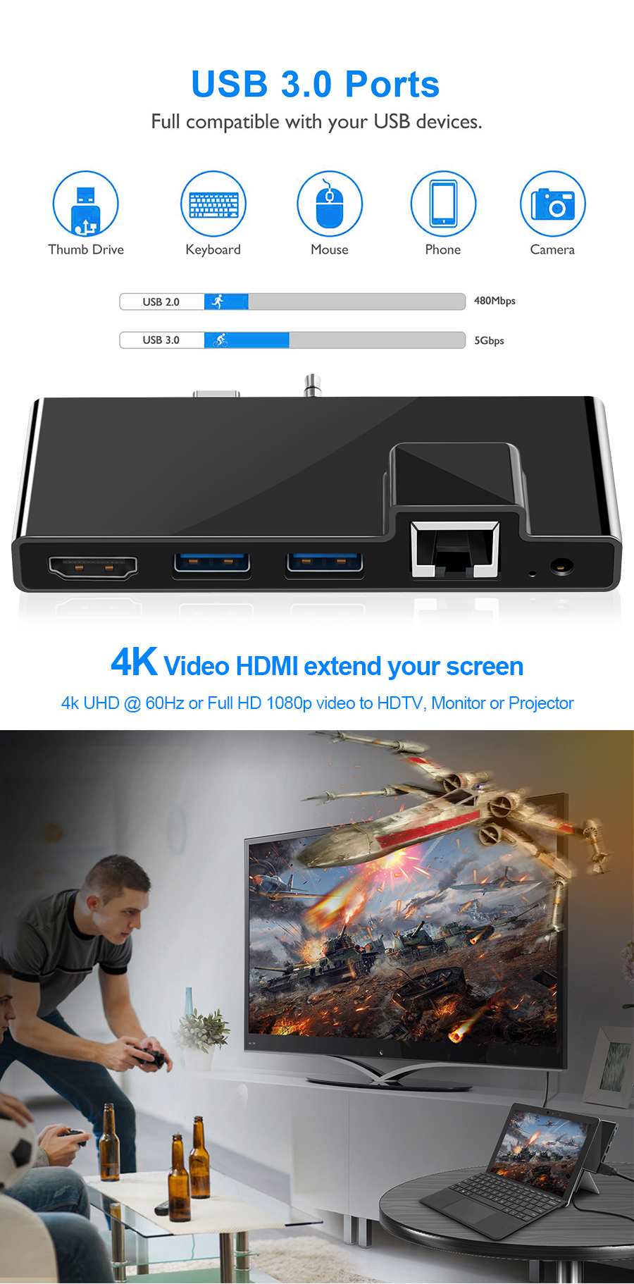 ROCKETEKSGO771SurfaceGOHub3USB30HubsSDCardReaderSurfaceGOAdapterwith2SDCardSlots35mmAudioPort-1623560-4