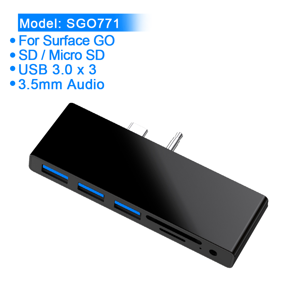 ROCKETEKSGO771SurfaceGOHub3USB30HubsSDCardReaderSurfaceGOAdapterwith2SDCardSlots35mmAudioPort-1623560-6