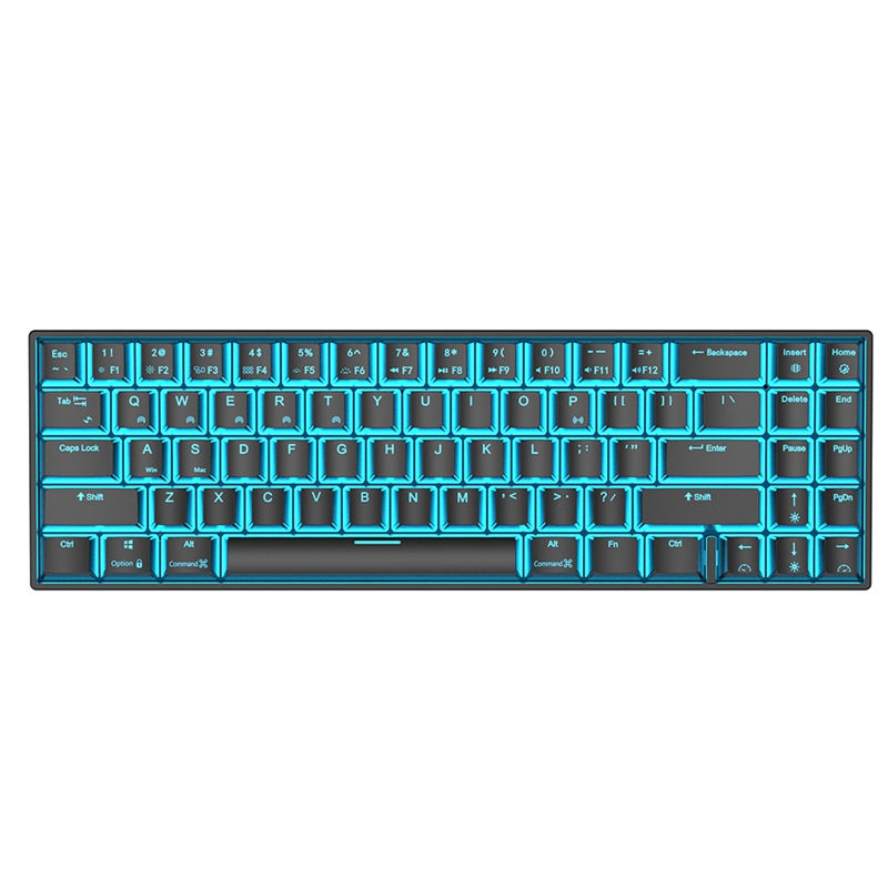 RoyalKludgeRK7171KeysMechanicalGamingKeyboardbluetooth30WirelessUSBWiredDualModeICEBlueLEDBacklightG-2008774-4